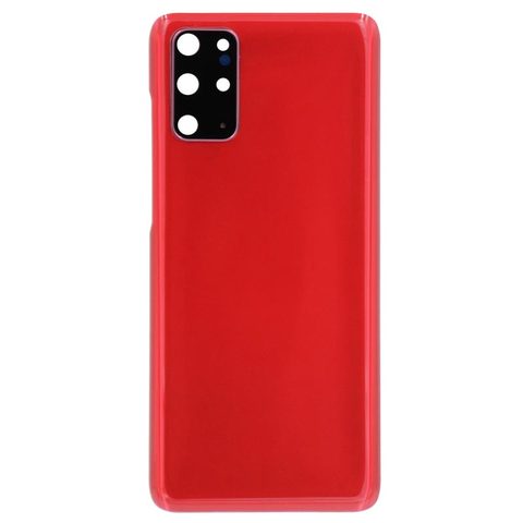 Carcasa trasera con adhesivo y lente de cámara para Galaxy S20 Plus (G985), Aura Red — imagen 1