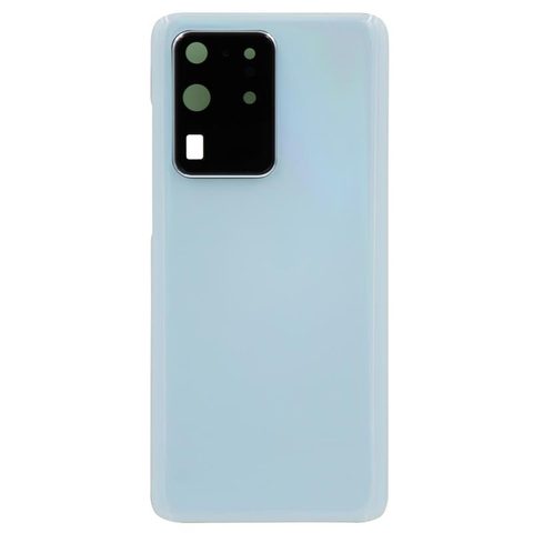 Carcasa trasera con adhesivo y lente de cámara para Galaxy S20 Ultra (G988), Cosmic Blue — imagen 1