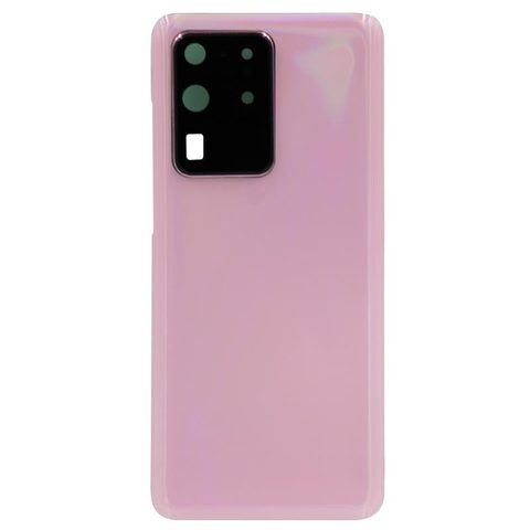 Carcasa trasera con adhesivo y lente de cámara para Galaxy S20 Ultra (G988), Cosmic Pink — imagen 1