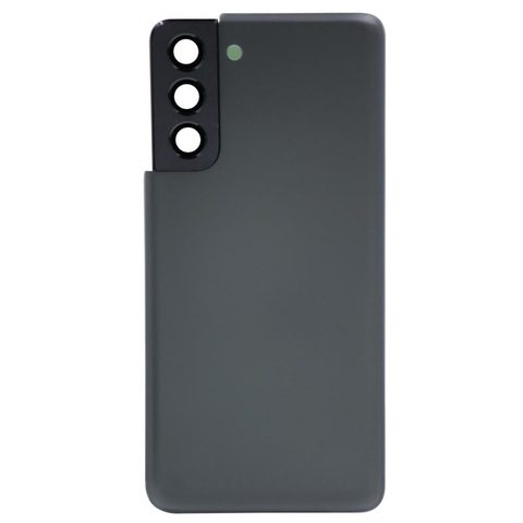 Carcasa trasera con adhesivo y lente de cámara para Galaxy S21 (G991), Phantom Black — imagen 1