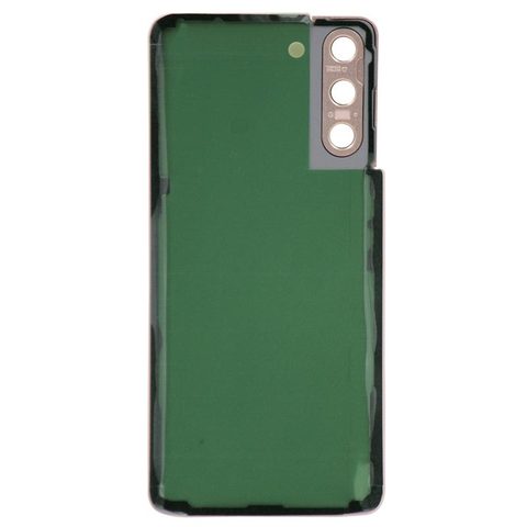 Carcasa trasera con adhesivo y lente de cámara para Galaxy S21 (G991), Phantom Pink — imagen 2