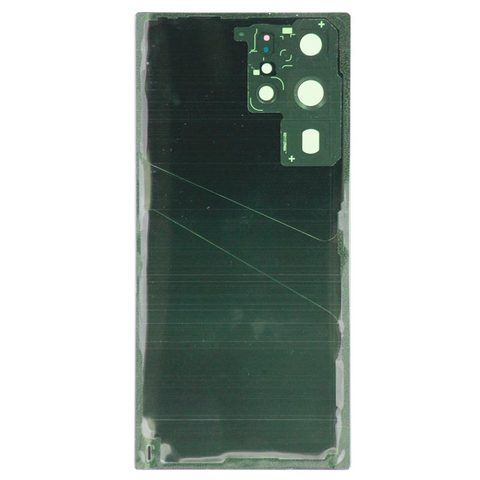 Carcasa trasera con adhesivo y lente de cámara para Galaxy S22 Ultra 5G (S908), Green — imagen 2