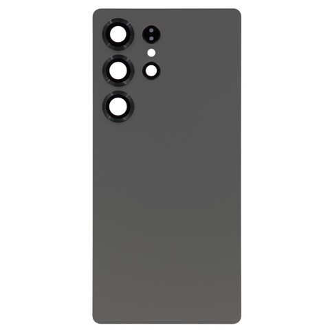 Carcasa trasera con adhesivo y lente de cámara para Galaxy S25 Ultra 5G (S938), Titanium Grey — imagen 1