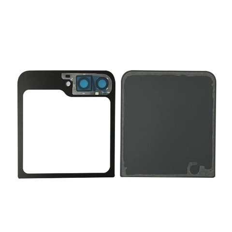 Carcasa trasera con adhesivo y lente de cámara para Galaxy Z Flip 5 5G (F731), Blue — imagen 2