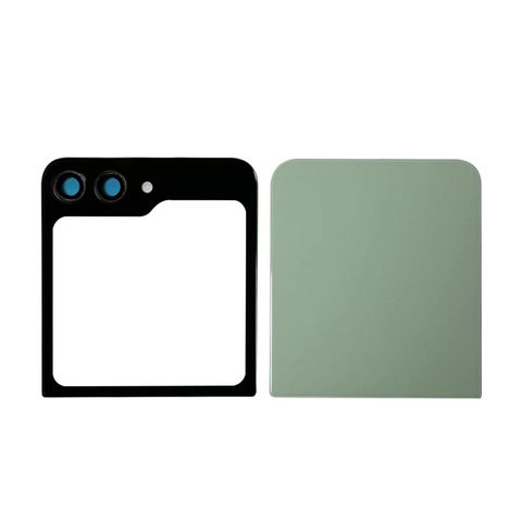 Carcasa trasera con adhesivo y lente de cámara para Galaxy Z Flip 5 5G (F731), Blue — imagen 1