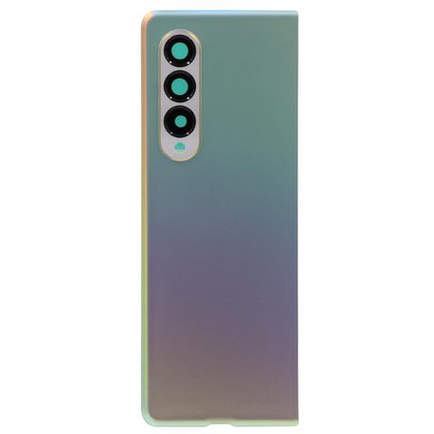 Carcasa trasera con adhesivo y lente de cámara para Galaxy Z Fold 3 5G (F926), Phantom Silver — imagen 1