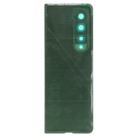 Carcasa trasera con adhesivo y lente de cámara para Galaxy Z Fold 3 5G (F926), Phantom Black — imagen 2