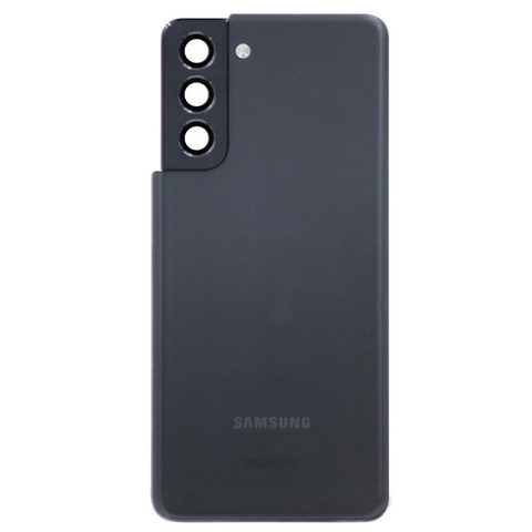Carcasa trasera con lente de cámara OEM Pull para Galaxy S21 (G991), Phantom Gray — imagen 1