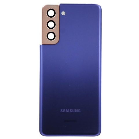 Carcasa trasera con lente de cámara OEM Pull para Galaxy S21 (G991), Phantom Violet — imagen 1