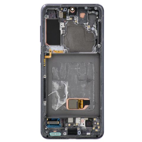Pantalla OLED con táctil + marco OEM Pull para Galaxy S21 (G991), Grado B Plus, Must Transfer Antenna for Verizon / Phantom Gray — imagen 3