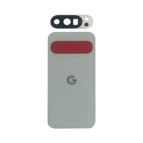Carcasa trasera con adhesivo y lente de cámara Premium para Google Pixel 10 Pro XL, Porcelain