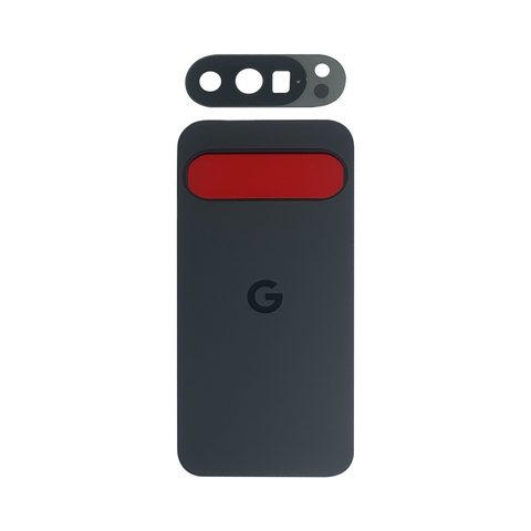 Carcasa trasera con adhesivo y lente de cámara Premium para Google Pixel 10 Pro XL, Obsidian