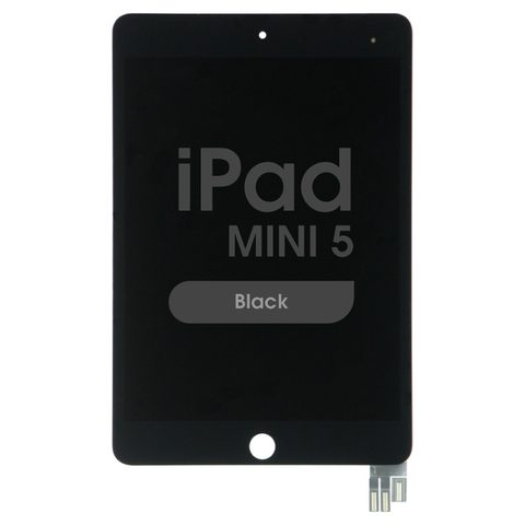 Pantalla LCD con táctil Premium Refurbished para iPad Mini 5, Sleep / Wake Flex Pre-installed / Black