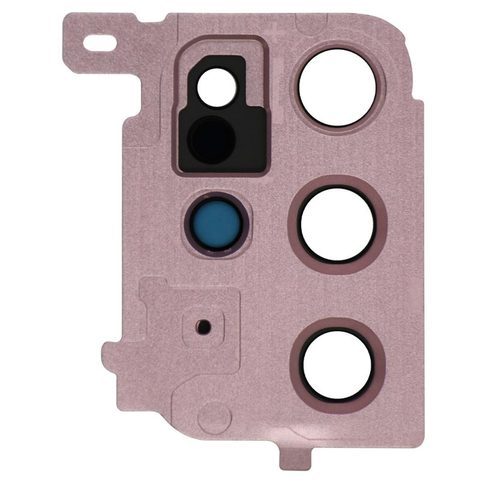 Lente de cámara trasera con anillo bisel para Galaxy S20 Plus (G985), Cosmic Pink — imagen 2