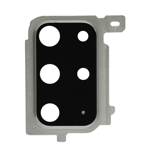 Lente de cámara trasera con anillo bisel para Galaxy S20 Plus (G985), Cloud White — imagen 1