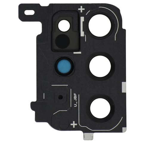 Lente de cámara trasera con anillo bisel para Galaxy S20 Plus (G985), Cosmic Black — imagen 2