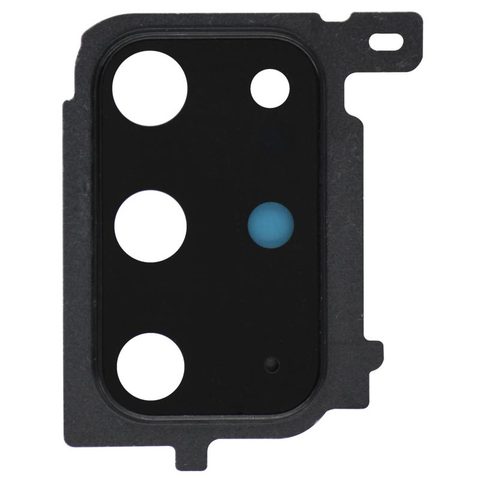 Lente de cámara trasera con anillo bisel para Galaxy S20 Plus (G985), Cosmic Black — imagen 1