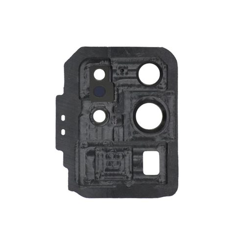 Lente de cámara trasera con anillo bisel y adhesivo para Galaxy S20 Ultra (G988), Cloud White — imagen 2
