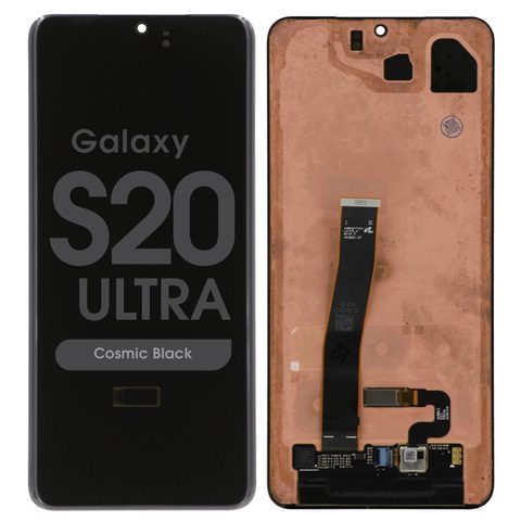 Pantalla OLED con táctil sin marco Reacondicionado para Galaxy S20 Ultra (G988), Cosmic Black — imagen 1