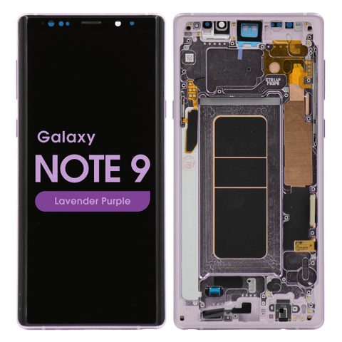 Pantalla OLED con táctil + marco Reacondicionado para Galaxy Note 9 (N960), Lavender Purple — imagen 1