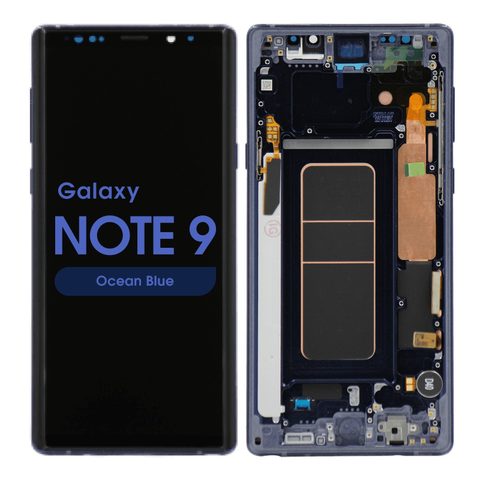 Pantalla OLED con táctil + marco Reacondicionado para Galaxy Note 9 (N960), Ocean Blue — imagen 1