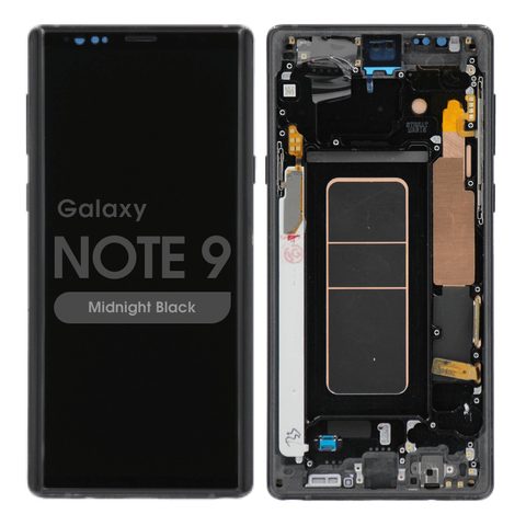 Pantalla OLED con táctil + marco Reacondicionado para Galaxy Note 9 (N960), Midnight Black — imagen 1