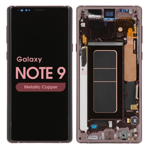 Pantalla OLED con táctil + marco Reacondicionado para Galaxy Note 9 (N960), Metallic Copper — imagen 1