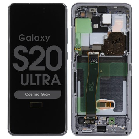 Pantalla OLED con táctil + marco Reacondicionado para Galaxy S20 Ultra (G988), Cosmic Gray — imagen 1