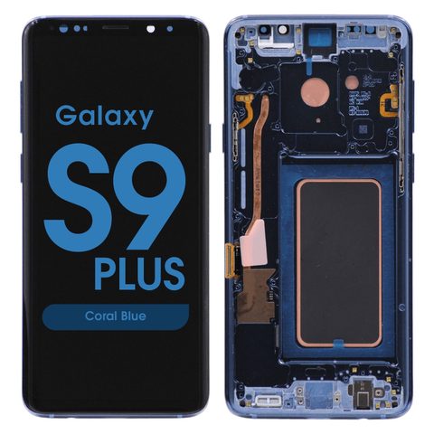 Pantalla OLED con táctil + marco Reacondicionado para Galaxy S9 Plus (G965), Coral Blue — imagen 1