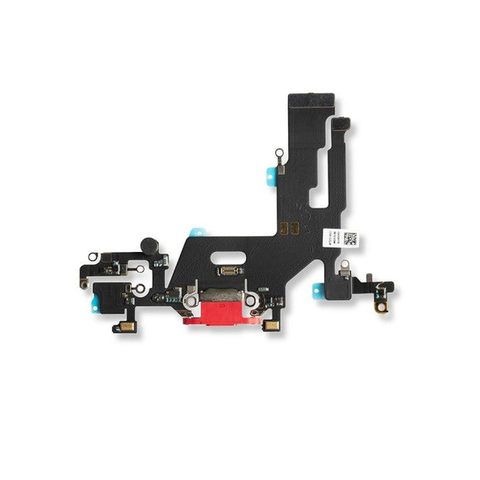 Cable flex con conector de puerto de carga para iPhone 11, rojo