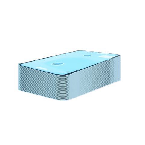 Adhesivo de marco resistente al agua precortado para iPhone 11 Pro, pack de 10