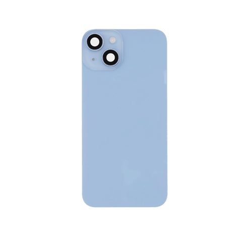 Cristal trasero con imán MagSafe / lente de cámara / bisel de cámara / placa metálica para iPhone 14, azul — imagen 2