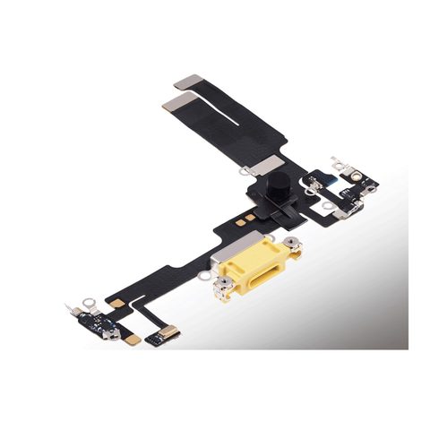 Cable flex con conector de puerto de carga para iPhone 14, amarillo — imagen 3