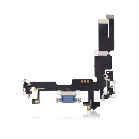 Cable flex con conector de puerto de carga para iPhone 14 Plus, azul — imagen 1