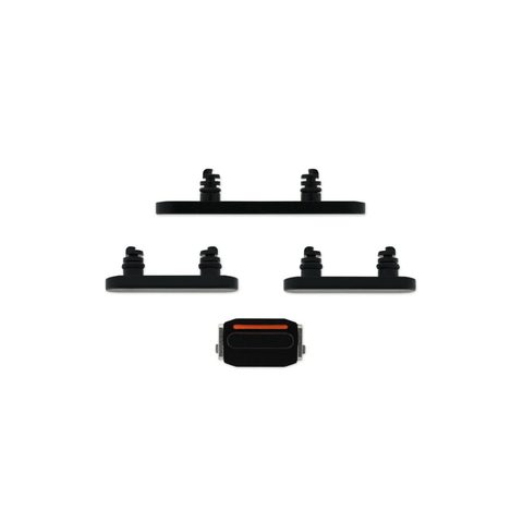 Botones rígidos para iPhone 15 / 15 Plus, negro (encendido / volumen / vibración)