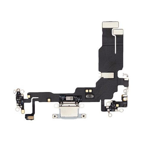 Cable flex con conector de puerto de carga para iPhone 15, azul — imagen 1