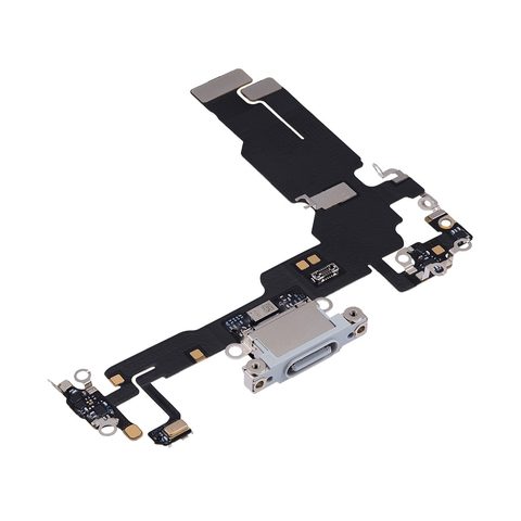 Cable flex con conector de puerto de carga para iPhone 15, azul — imagen 4
