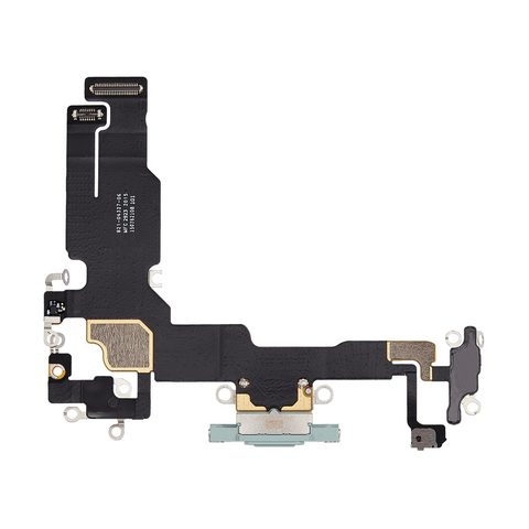 Cable flex con conector de puerto de carga para iPhone 15, verde — imagen 2