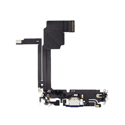 Cable flex con conector de puerto de carga para iPhone 15 Pro Max, titanio azul — imagen 1