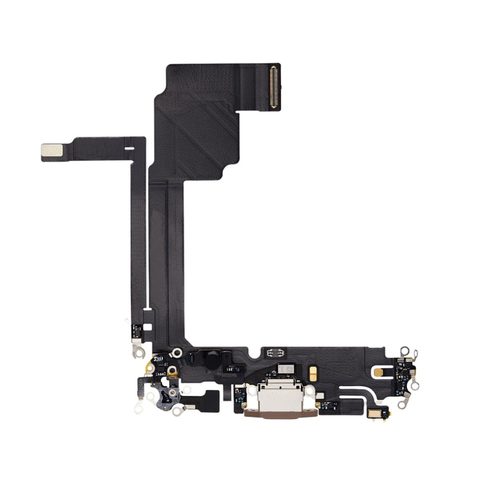 Cable flex con conector de puerto de carga para iPhone 15 Pro Max, titanio natural — imagen 1