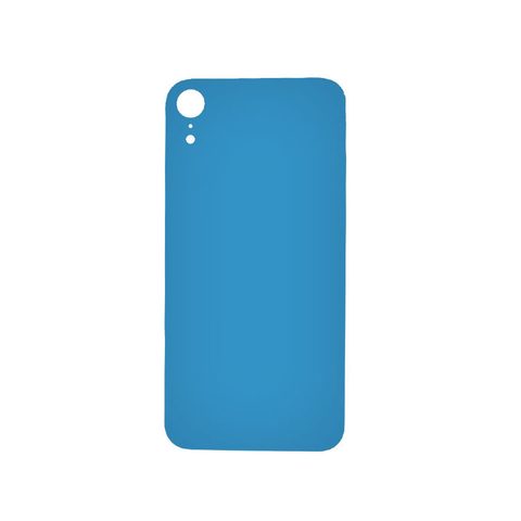 Cristal trasero con adhesivo para iPhone XR, azul (orificio grande de cámara) — imagen 1