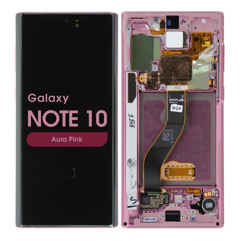 Pantalla OLED con táctil + marco Service Pack para Galaxy Note 10 (N970), Aura Pink — imagen 1