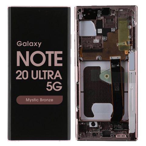 Pantalla OLED con táctil + marco Service Pack para Galaxy Note 20 Ultra 5G (N985/N986), Mystic Bronze — imagen 1
