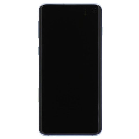Pantalla OLED con táctil + marco Service Pack para Galaxy S10 (G973), Prism Blue — imagen 2