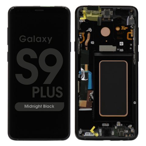 Pantalla OLED con táctil + marco Service Pack para Galaxy S9 Plus (G965), Midnight Black — imagen 1